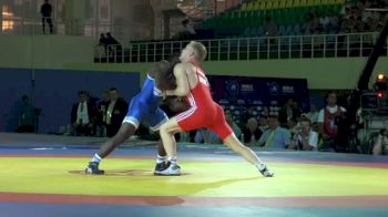 59kg 3rd Place Match Spenser Mango (USA) vs. Stig Berge (NOR)