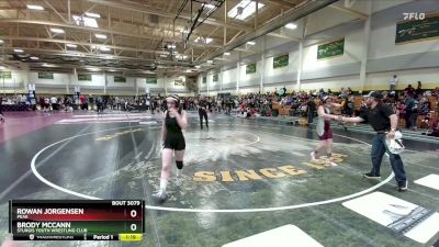 140 lbs Round 2 - Rowan Jorgensen, Peak vs Brody McCann, Sturgis Youth Wrestling Club