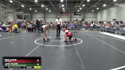 120 lbs Cons. Round 2 - Leon Wilson, Mill Valley Kids Wrestling Club vs Reid Currie, Jeff West