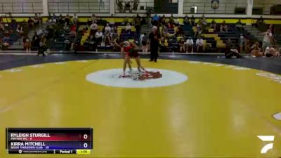 100 lbs Round 3 (6 Team) - Ryleigh Sturgill, Mayhem WC vs Kirra Mitchell, Bison Takedown Club