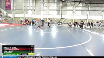 47-48 lbs Round 2 - Levi Launit, Mat Demon WC vs Arianna Garcia, Tri-Town Bullyz Wrestling