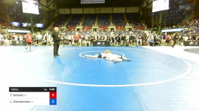 126 lbs Cons 128 #2 - Tyden Schultz, Nevada vs Logan Zimmerman, Nebraska