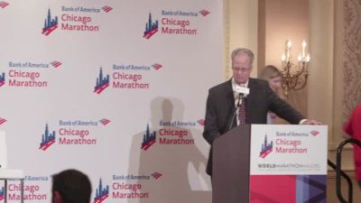 Rita Jeptoo and Florence Kiplagat Chicago Press Conference