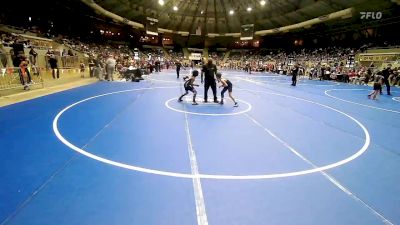 85 lbs Semifinal - Chance Dewey, Tulsa Blue T Panthers vs Ej Turner Jr, Pin-King All Stars