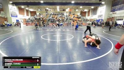 220 lbs Semifinal - Makoa McCreadie, Woodbridge vs Gabriel Chavez, Hillcrest