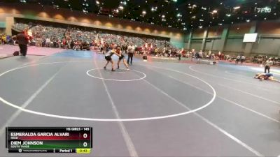 145 lbs Cons. Round 2 - Esmeralda Garcia Alvarez, Reed vs Diem Johnson, South Tahoe