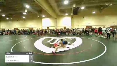 52 kg Rnd Of 32 - Dale Gant III, Michigan vs Ryder Schulte, Grindhouse Wrestling Club