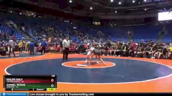 138 lbs Finals (8 Team) - Daniel Rosas, Harvard vs Halen Daly, Tolono (Unity)