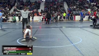 70 lbs Cons. Round 1 - Sawyer Pankey, Tonganoxie Wrestling Club vs Lane Spexarth, Brawlers