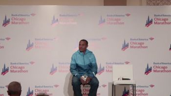 2014 Chicago Marathon Press Conference Kenenisa Bekele