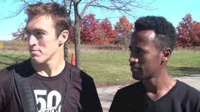 NAU's Matt McElroy  and Futsum Zeinasellassie  discuss what it takes to be on the podium