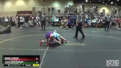 110 lbs Quarterfinals (8 Team) - Shane Stream, American Gladiators vs Colin Broxterman, Untouchables Purple