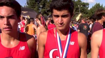 Great Oak team after winning the Boy's Team Sweepstakes