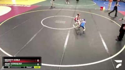 45 lbs Semis & 1st Wrestleback (8 Team) - Noah Nordquist, Bemidji vs Beckett Goble, Foley