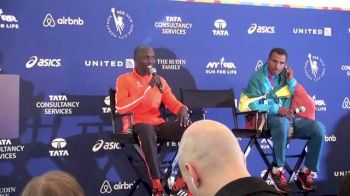 Wilson Kipsang after the NYC Marathon