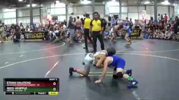82 lbs Round 1 (6 Team) - Ethan Halstead, No Escape Wrestling Academy vs Reed Whipple, Indiana Outlaws