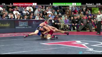 174lbs Match Robert Kokesh (Nebraska) vs. Brock Gutches (Southern Oregon)