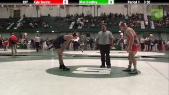 197lbs Semi-finals Kyle Snyder (Ohio State) vs. Max Huntley (Michigan)