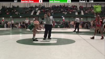 157lbs Semi-finals Josh Demas (Ohio State) vs. Sparty Chino (Ohio)