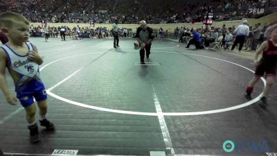 43 lbs Round Of 16 - Koen Thurman, Sperry Wrestling Club vs Nash Leisinger, Choctaw Ironman Youth Wrestling