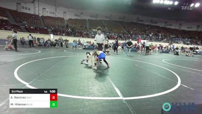 46 lbs 3rd Place - Axel Ramirez, Smith Wrestling Academy vs Mason Hileman, Blue Devil Wrestling