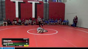 106 lbs Round 4 (12 Team) - Noah Krauss, Auburn vs Crue Powe, Gardendale Hs