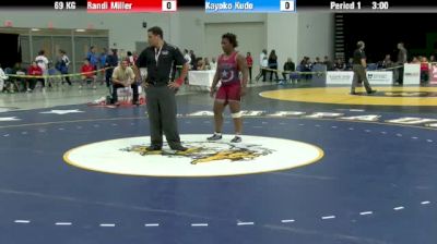 69kg Semi-finals Randi Miller (WCAP) vs. Kayoko Kudo (Japan)