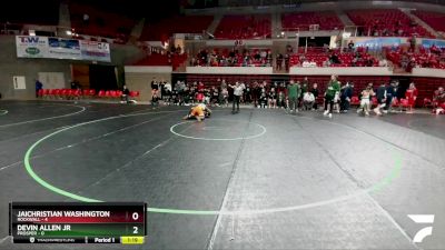 190 lbs Round 1 (16 Team) - Devin Allen Jr, Prosper vs JaiChristian Washington, Rockwall