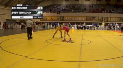 133lbs Finals Eric Montoya (NEB) vs. Drew Templeman (WY)