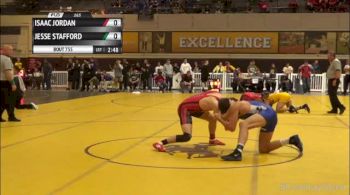 165lbs Finals Jesse Stafford (AF) vs. Isaac Jordan (WISC)