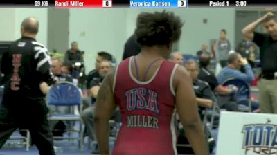 69kg Finals Randi Miller (USA) vs. Veronica Carlson (USA)