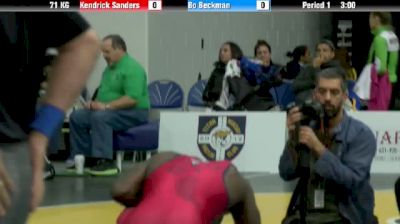 71kg Finals Kendrick Sanders (USA) vs. Bo Beckman (USA)