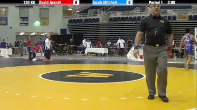 130kg 3rd Place Match David Arendt (USA) vs. Jacob Mitchell (USA)