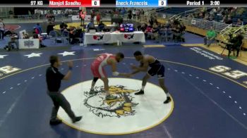 97kg Finals Enock Francois (NYAC) vs. Manjot Sandhu (Canada)