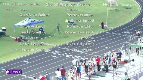 High School Girls' 100m, Prelims 5 - Age 6