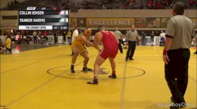 285lbs Semi-finals Tanner Harms (WYO) vs. Collin Jensen NEB