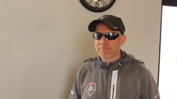 Joe Franklin talks about success in the womens race and stress in the mens