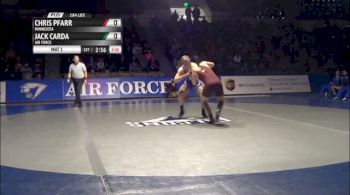 197lbs Match Jack Carda (Air Force) vs. Chris Pfarr (Minnesota)