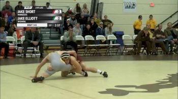 149lbs Match Jake Elliot (Wyoming) vs. Jake Short (Minnesota)