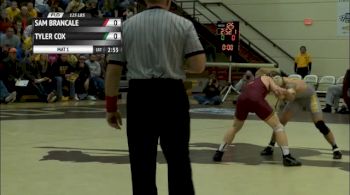 125lbs Match Tyler Cox (Wyoming) vs. Sam Brancale (Minnesota)