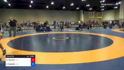 65 kg Prelims - Anthony Ferrari, Cowboy Wrestling Club vs Camden Baarda, Grand View Wrestling Club