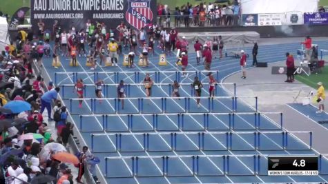 Youth Women's 100m Hurdles Championship, Semi-Finals 11 - Age 17-18