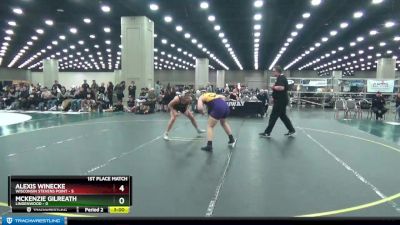 155 lbs Finals (2 Team) - Julianna Moreno, Lindenwood vs Jade Herzer, Wisconsin Stevens Point