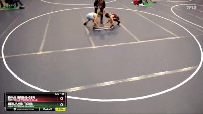 98 lbs Champ. Round 2 - Evan Greninger, Monticello Wrestling Club vs Benjamin Tokin, JARO Wrestling Academy