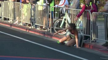 Alexa Efraimson struggles to finish