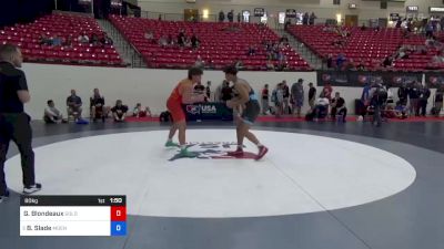 80 kg Cons 4 - Gavin Blondeaux, Gold Rush Wrestling vs Brent Slade, Moen Wrestling Academy