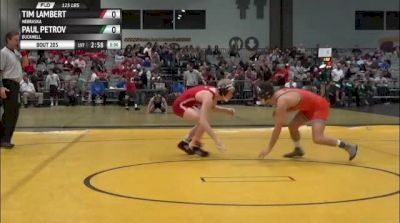 125lbs Round 2 Paul Petrov (Bucknell) vs. Tim Lambert (Nebraska)