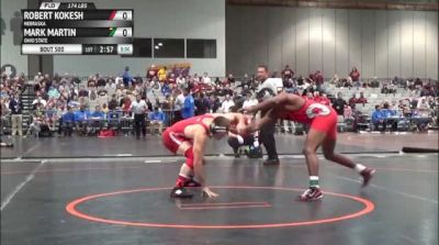 174lbs Quarter-finals Robert Kokesh (Nebraska) vs. Mark Martin Ohio State