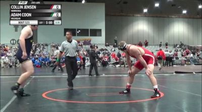 285lbs Quarter-finals Adam Coon (Michigan) vs. Collin Jensen (Nebraska)