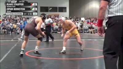 184lbs Quarter-finals Blake Stauffer (Arizona State) vs. Ophir Bernstein (Brown)